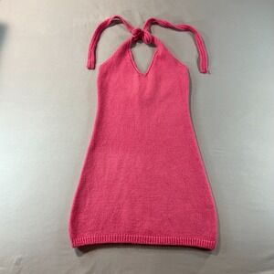 Princess Polly‎ Pink Knit Halter Mini Dress XS/S